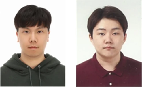 (좌측부터) 김진영 연구원(박사과정, 제 1저자), 김주환 연구원(석박통합과정, 공저자)