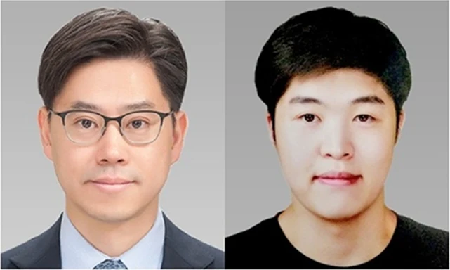 (좌측부터) 기계공학과 신충수 교수, 기계공학과 이동환 박사과정