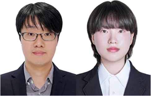 (왼쪽부터) 김성진 교수, 황정혜 석박통합과정